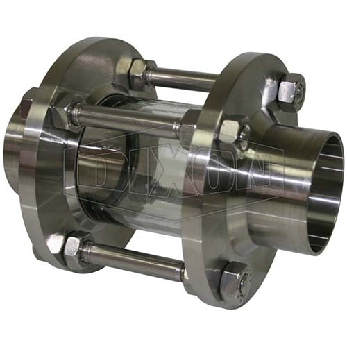 Dixon 2" Sight Glass In-Line Weld 316 Stainless Steel B54EBB-R200