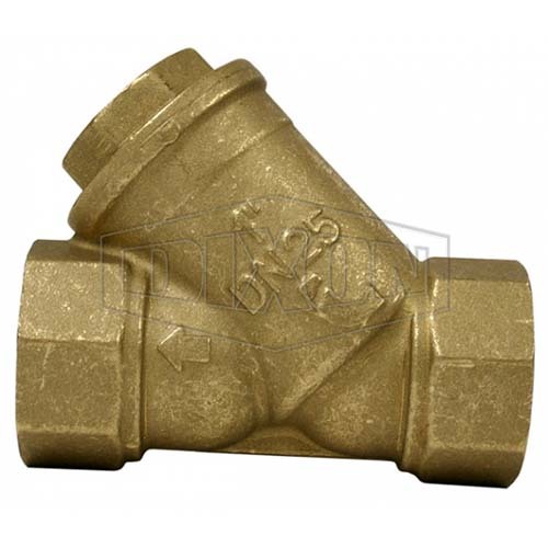 Dixon 1/4" (8mm) Brass Y Line Strainer BSP