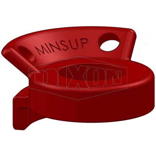 Dixon ELOK100C  1" Ball Valve Minsup Elok Econovalve Lockout SG Iron