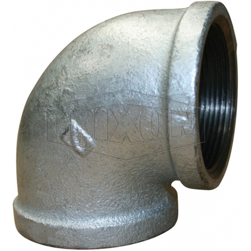 Dixon 3/8" (10mm) 90° Screwed Elbow F/F BSP Galvanised Malleable Iron