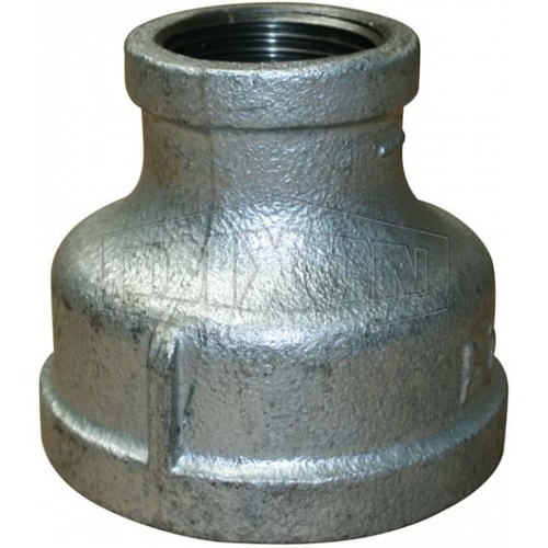 Dixon 1 x 1/2" Screwed Reducing Socket BSP Galvanised Malleable Iron