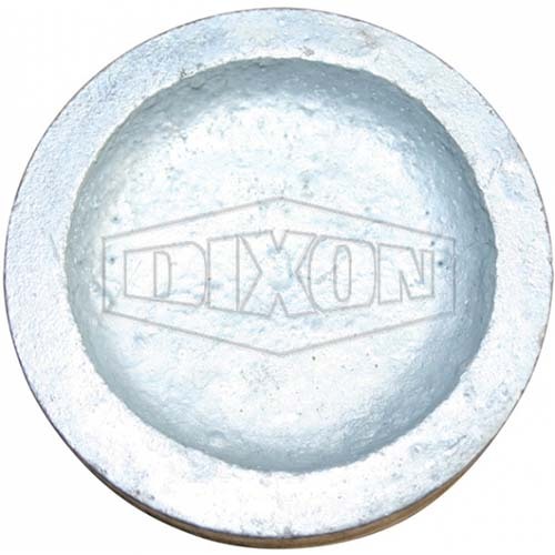 Dixon 4" (100mm) Roll Grooved End Cap - Galvanised FWG-60-114