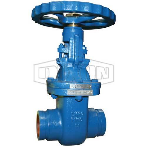 Dixon GVR-G-1161-150 150mm OS & Y Grooved Gate Valve Rising Stem