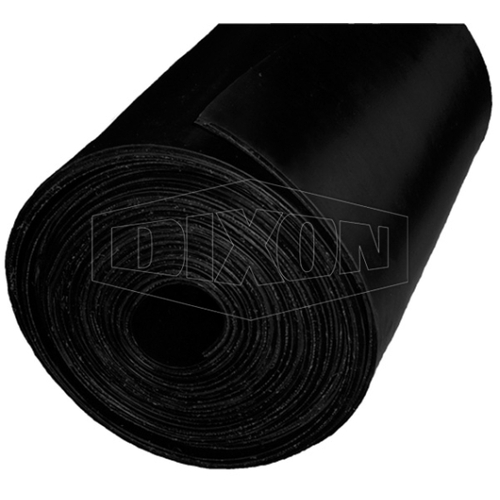 Dixon Neoprene Insertion Industrial Sheet Rubber 6 x 1200mm x 10m Black