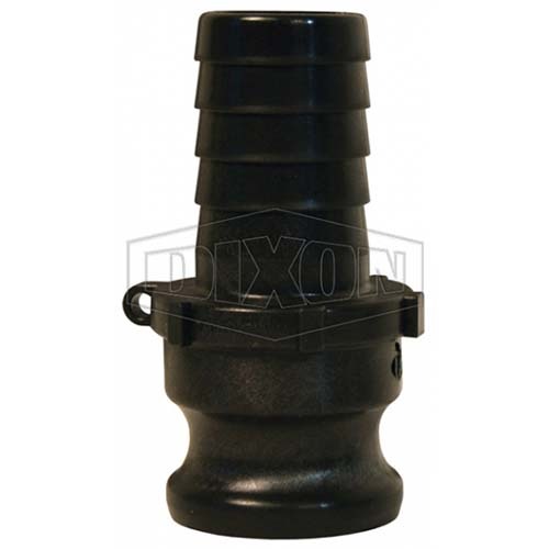 Dixon 15mm Polypropylene Standard BSP Cam & Groove Type E Adaptor x Hose Shank