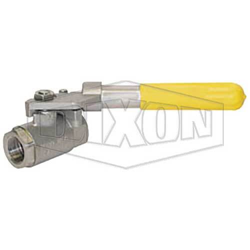 Dixon SAS22015 15mm Ball Valve Deadman Spring Return Handle 316 SS