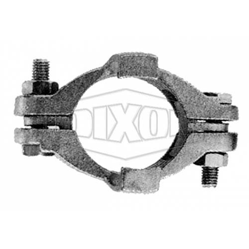 Dixon Double Bolt Hose Clamp With Safety Claw Malleable Iron Hose ID 19mm