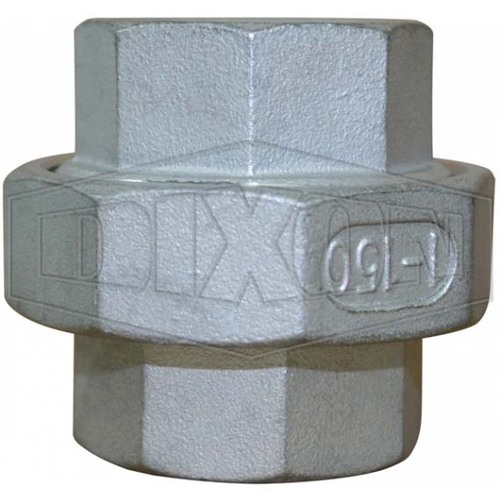 Dixon 2-1/2" (65mm) Screwed Union Female x Female BSP 316 Stainless Steel