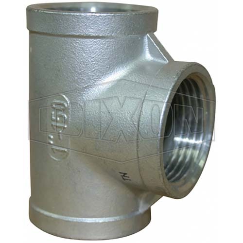 Dixon 1" (25mm) Equal Tee BSP Screwed Female 316 Stainless Steel