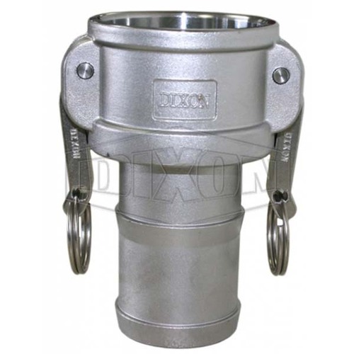 Dixon 50mm Stainless Steel BSP Cam & Groove Type C Coupler x Hose Shank