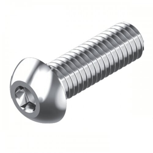 M3 x 8 304 Stainless Steel Button Socket Head Screw - Box of 100
