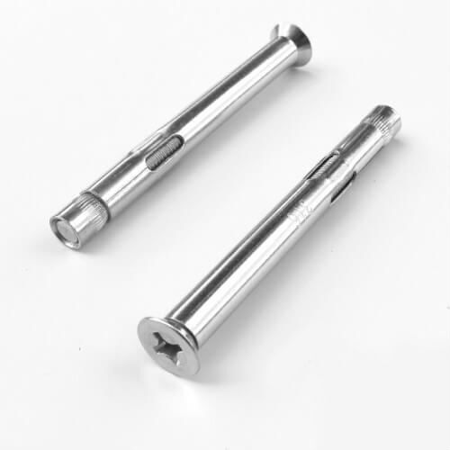 M6.5 x 55 316 Stainless Steel Countersunk Head Sleeve Anchor  - Box of 100