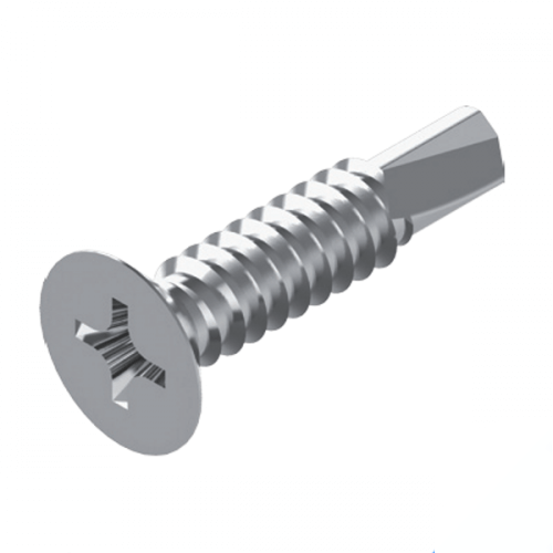 M3.9 x 16 304 Stainless Steel Phillips Head Countersunk Self Drilling Screw - Box of 1000