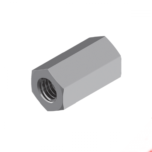 M6 (Nut Depth 18mm) 316 Stainless Steel Hex Coupling Nut