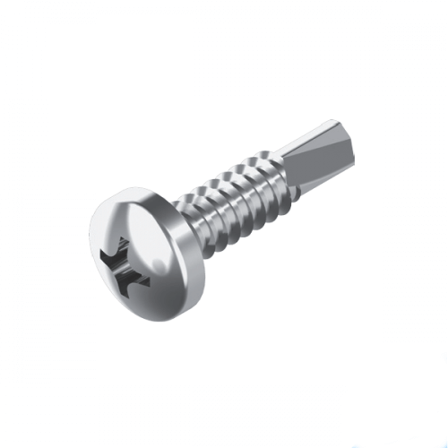 6G x 9.5 304 Stainless Steel Phillips Pan Head Self Drilling Screw - Box of 1000