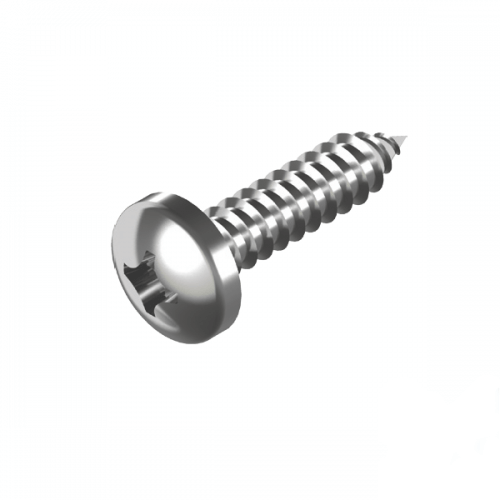 10G x 100 (4") 316 Stainless Steel Phillips Pan Head Self Tapping Screw  - Box of 100