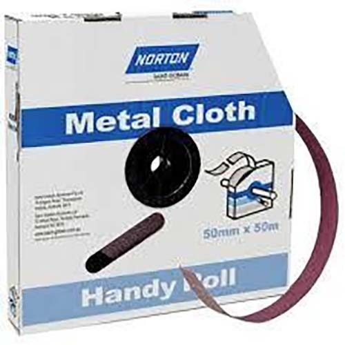 Norton Cloth Handy Roll Metalite Brown Al Oxide 50mm x 50 m 320 Grit