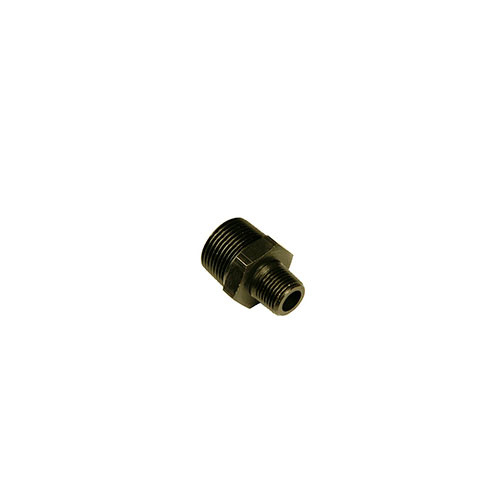 AAP 1-1/4" x 1" x 57mm Hexagon Reducing Nipple Black Steel SN3225