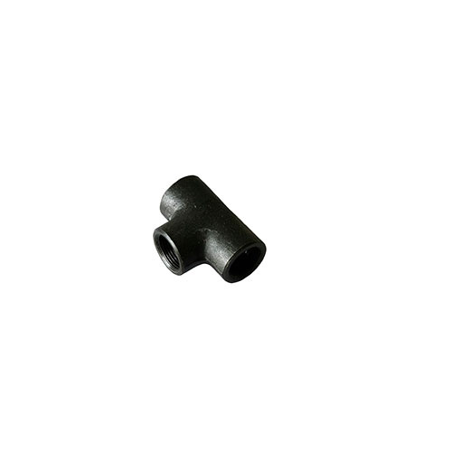 AAP 3/8" x 1/4" x 49mm Black Steel Reducing Tee ST1008