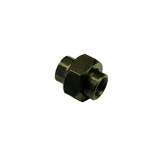 AAP 1/4" (8mm) x 42mm Black Union Steel F/F Bronze/Bronze SU08BB
