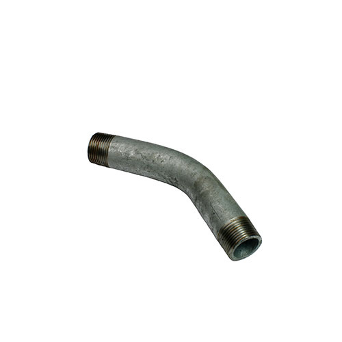 AAP 1/2" (15mm) x 76mm M/M 45deg Bend Galvanised Steel SBDF15G