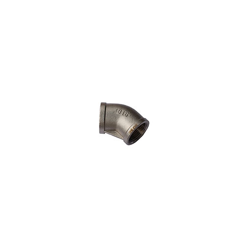 AAP 3", 80mm 45° Elbow F/F BSP 316 Stainless Steel SSEF80