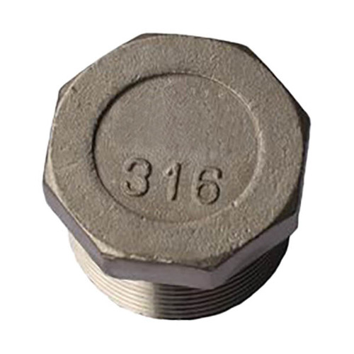 AAP 1/8", 6mm Plug BSP 316 Stainless Steel SSP06