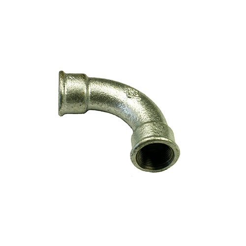 AAP 2" (50mm) 90° F/F Bend Galvanised Malleable LBD50