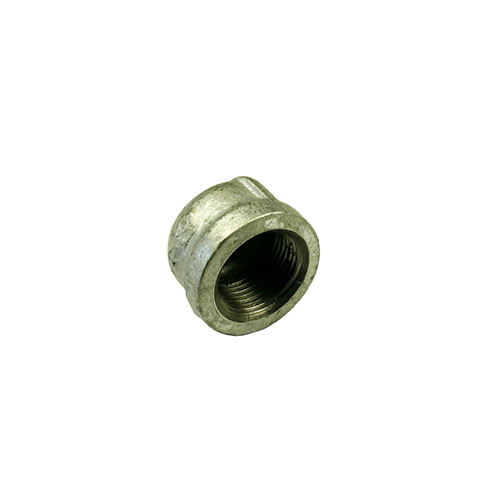 AAP 1/4" (8mm) Cap Galvanised Malleable Iron LC08