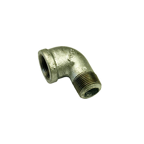 AAP 1/4" (8mm) 90° M/F Reducing Elbow Gal Malleable Iron LEMF08