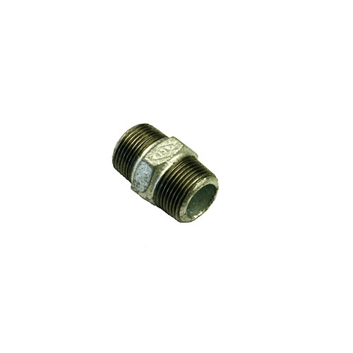 AAP 1/8" (6mm) Hexagon Nipple Galvanised Malleable Iron LN06