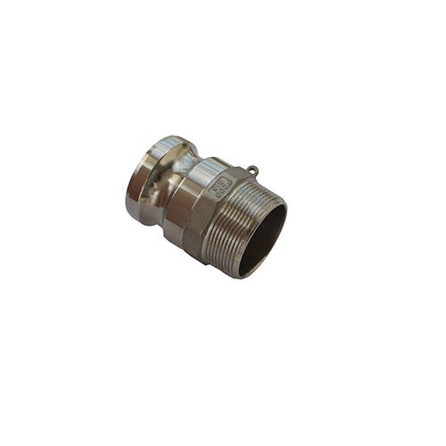 AAP 4" Stainless Camlock Adaptor Type-F Male x BSP Male CSS100F