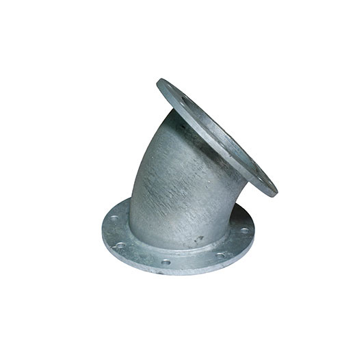 AAP 3" Fixed Flanged 45° Elbow Type-D (SGP) Galvanised IEF45-80