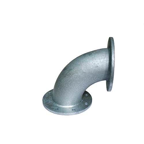 AAP 6" Fixed Flanged 90° Elbow Type-D (STD) Galvanised IEF90-150H