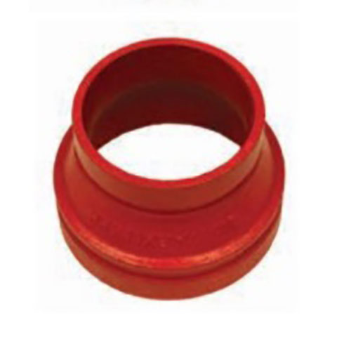 AAP 2 x 1-1/2" Roll Groove Concentric Reducer - Painted GCR5040