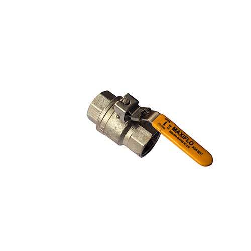 AAP 15mm, 1/2" Gas Brass Ball Valve w/ Locking Handle AGA VGAS15L