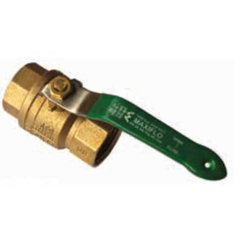 AAP 32mm, 1-1/4" Dr Brass Ball Valve SS Lever AGA Watermark VBBD32