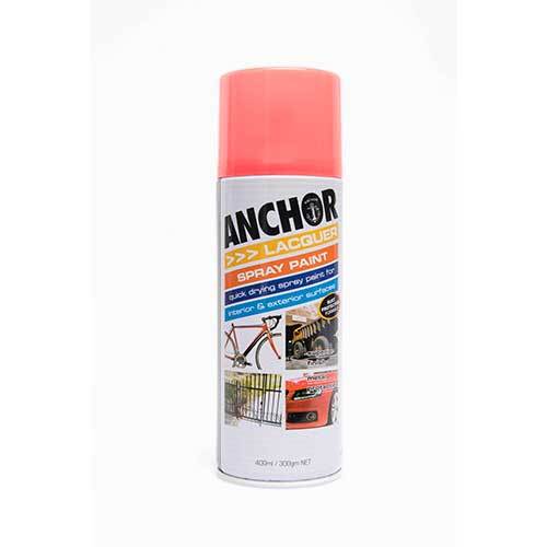 Anchor Aerosol Paint Fluorescent Red 300g