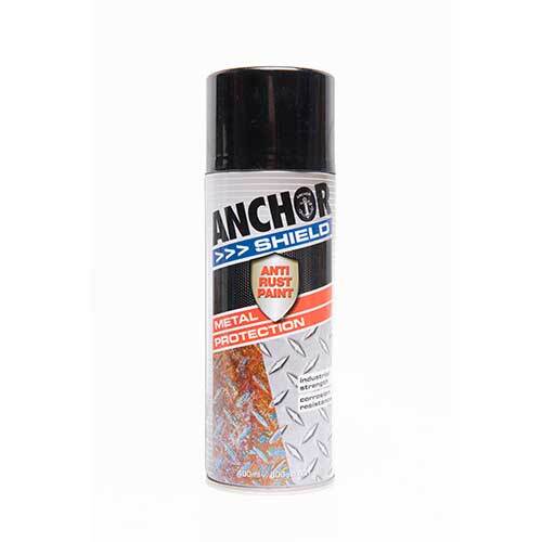 Anchor Shield Aerosol Paint Black 300g