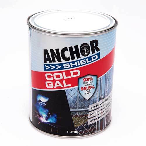Anchor Shield Paint Cold Galvanising, Zinc Rich 1L