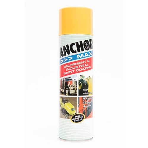 Anchor Max High Gloss Enamel Aerosol Paint John Deere (Modern) Yellow 400g