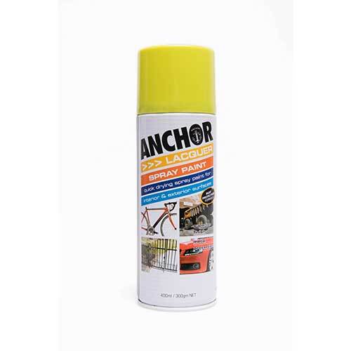 Anchor Lacquer Aerosol Paint Lime Green 300g