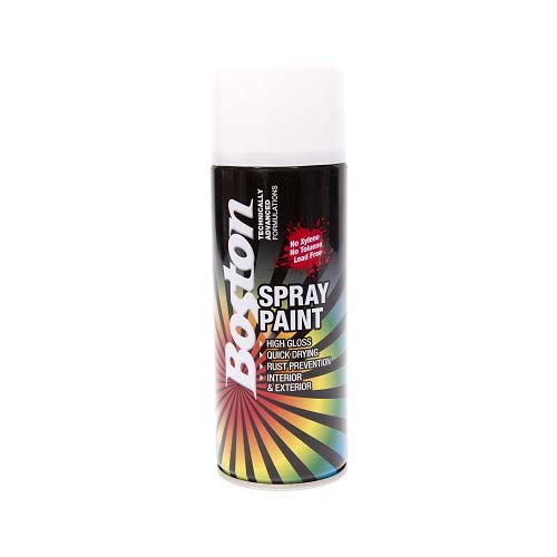 Boston Aerosol Paint White Primer 250g