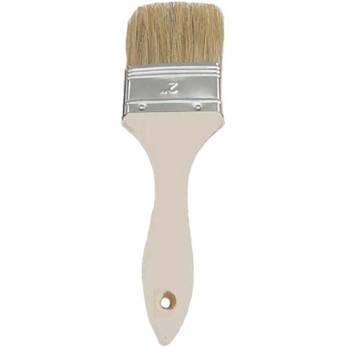 Phoenix Wooden Handle White Bristle Brush 75mm