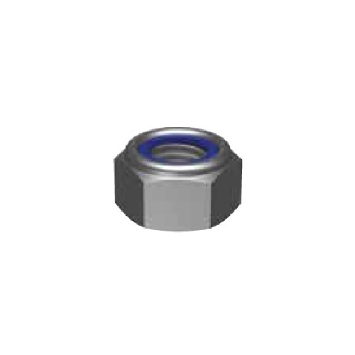 1/4" UNF Zinc Nylon Insert Lock Nut - Box of 200