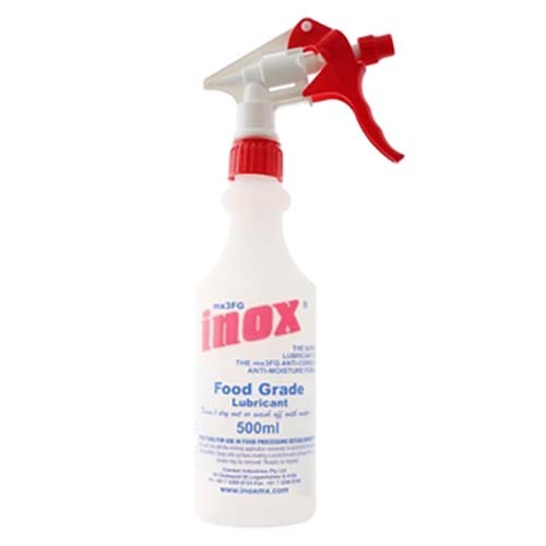 Inox MX3 Food Grade Lubricant Applicator Bottle (MX3FG-A) - 500ml