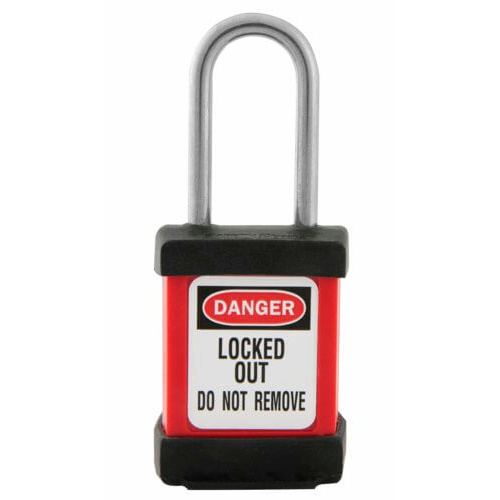 Master Lock S31 Safety Lockout Padlock / Isolation Lock - Red