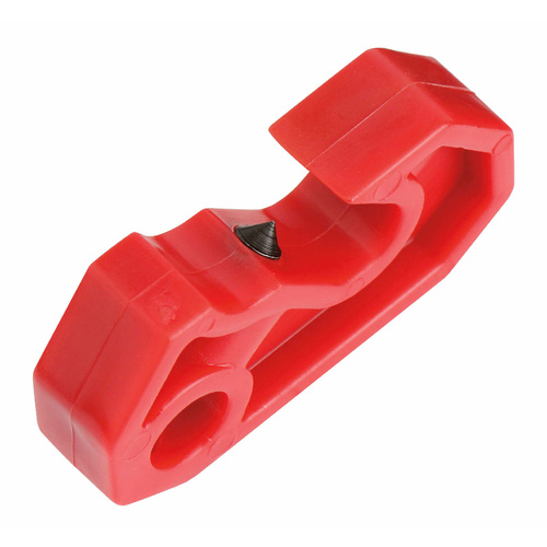 Master Lock Universal Circuit Breaker Lockout Clamp on - Plastic, Red