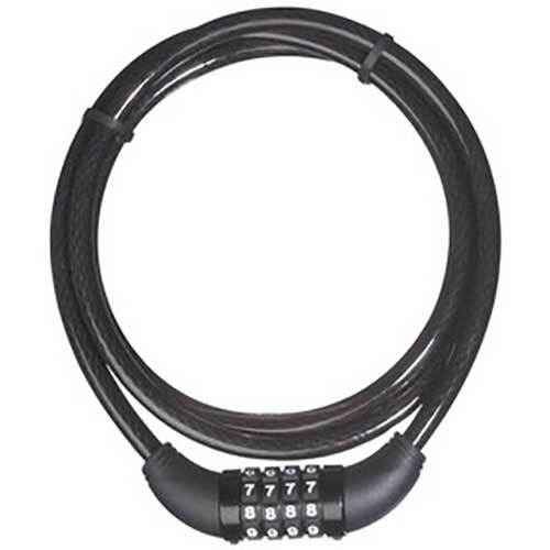 Master Lock 8119DPFAU 1.5m x 10mm Cable Lock Combination - Box of 4