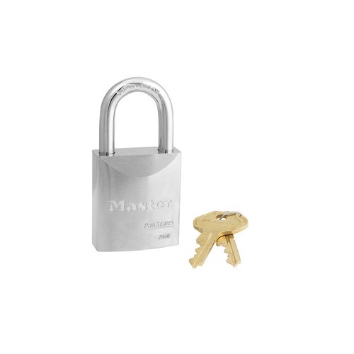Master Lock 7040LJK Solid Steel Padlock  44mm x  8mm x  61mm Boron Shackle